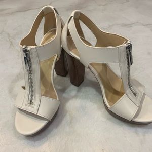 Michael Kors zippered platform heels